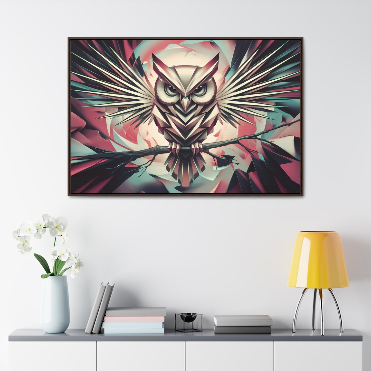 "Mechanical Wisdom" - Gallery Canvas Wraps, Horizontal Frame