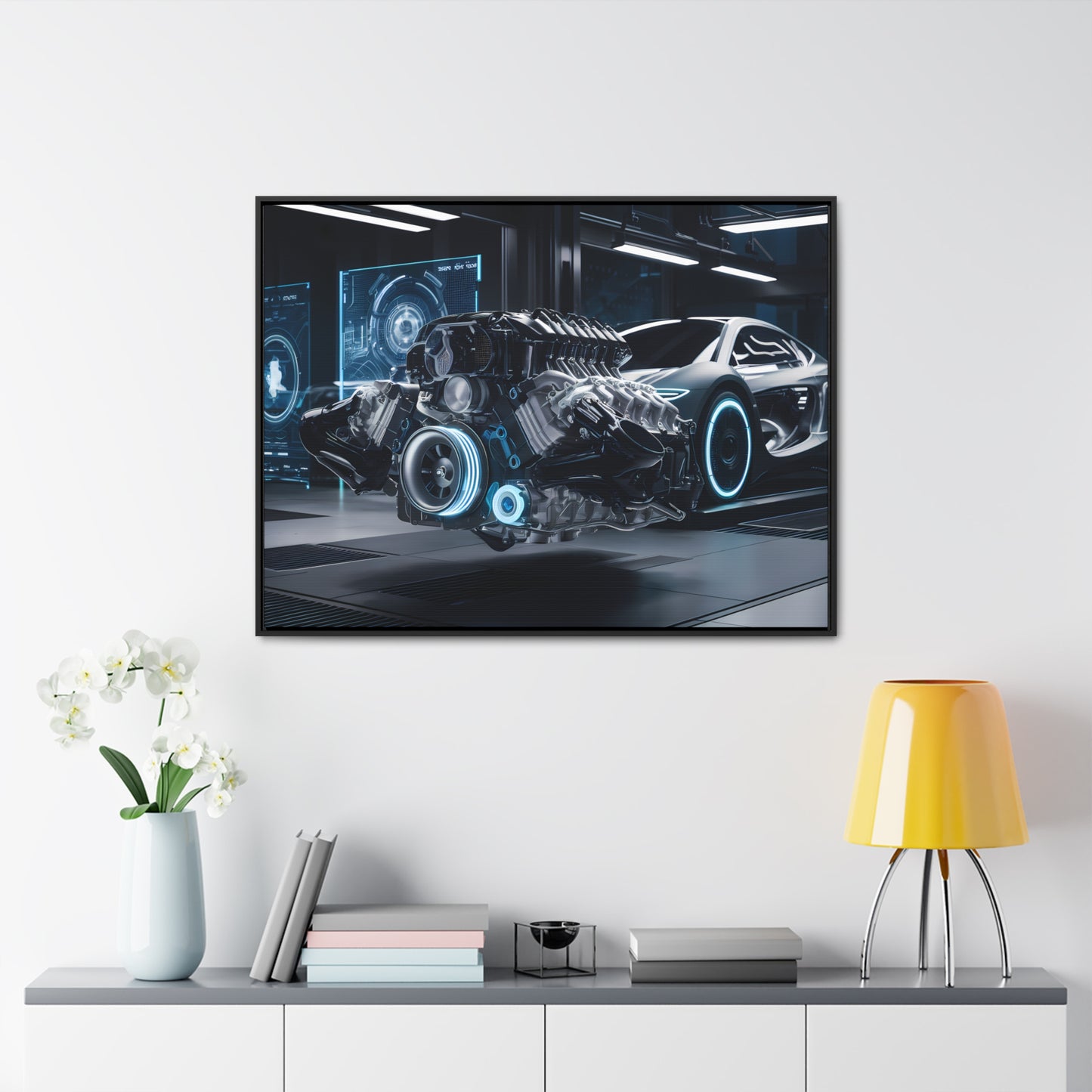 The Future of Automotive Engineering - Gallery Canvas Wraps, Horizontal Frame