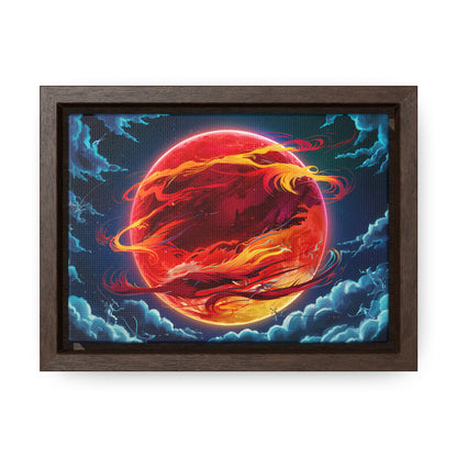 Eclipse of the Eternal Phoenix - Gallery Canvas Wraps, Horizontal Frame