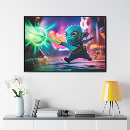 Galactic Defender - Gallery Canvas Wraps, Horizontal Frame