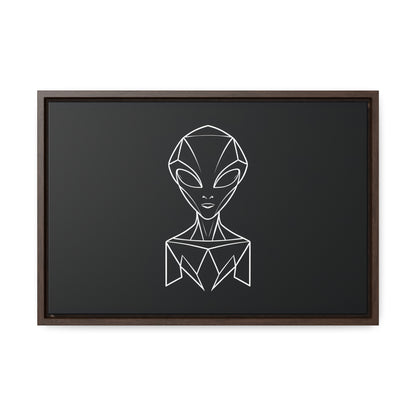 Alien Geometry - Gallery Canvas Wraps, Horizontal Frame