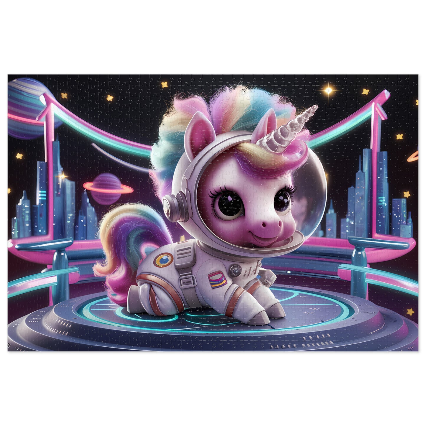 Galactic Unicorn Explorer - Jigsaw Puzzle (30, 110, 252, 500,1000-Piece)