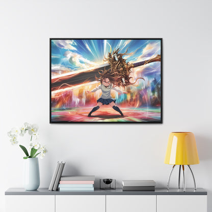 Blade of the Infinite Resolve - Gallery Canvas Wraps, Horizontal Frame