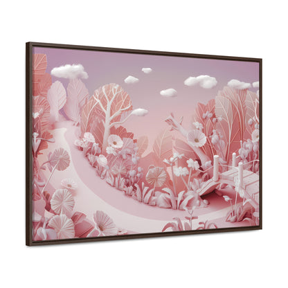 Whimsical Dawn Garden - Gallery Canvas Wraps, Horizontal Frame