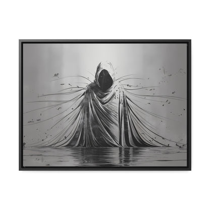 Ethereal Sentinel of the Abyss - Gallery Canvas Wraps, Horizontal Frame