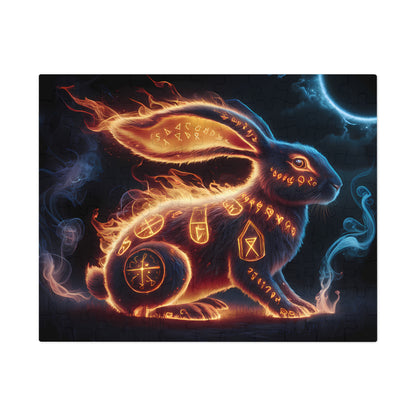 Runes of the Fire Hare - Jigsaw Puzzle (30, 110, 252, 500,1000-Piece)