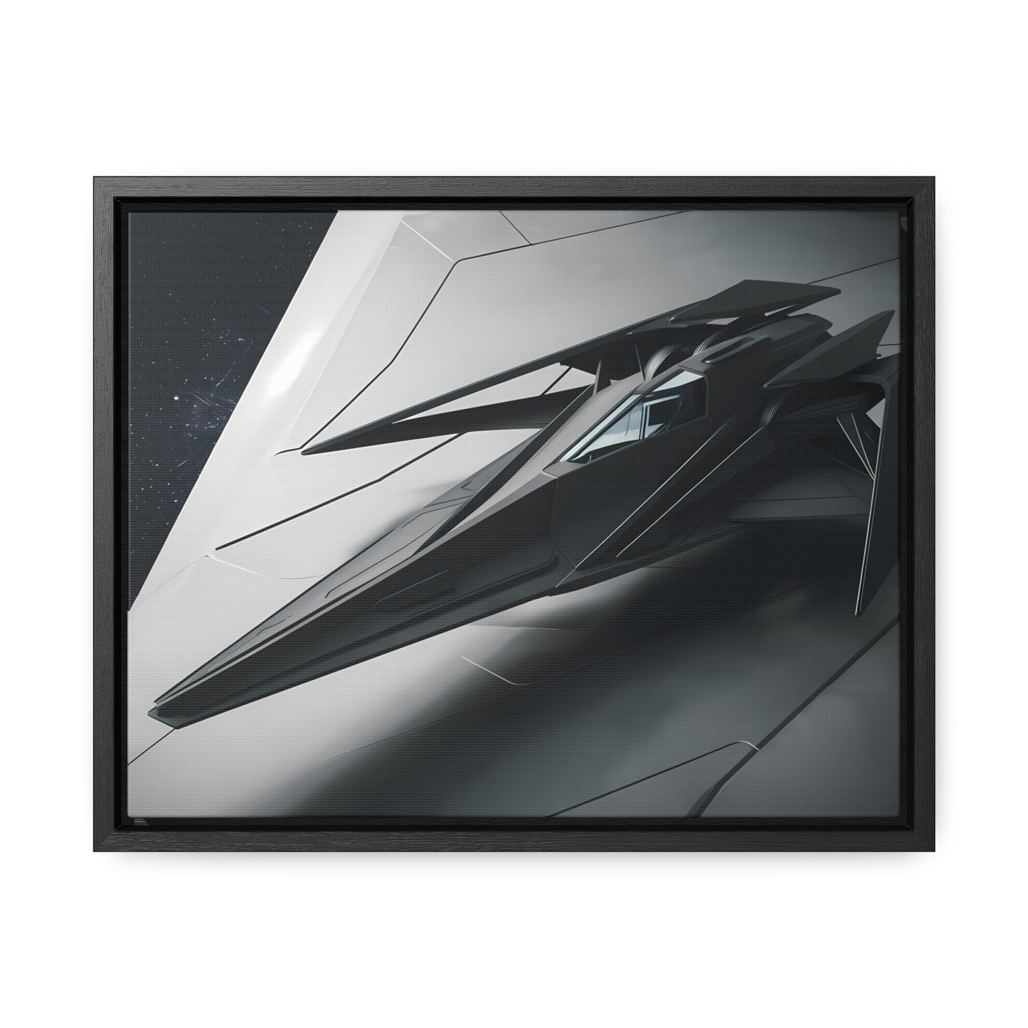 Starlance Stealth Interceptor - Gallery Canvas Wraps, Horizontal Frame