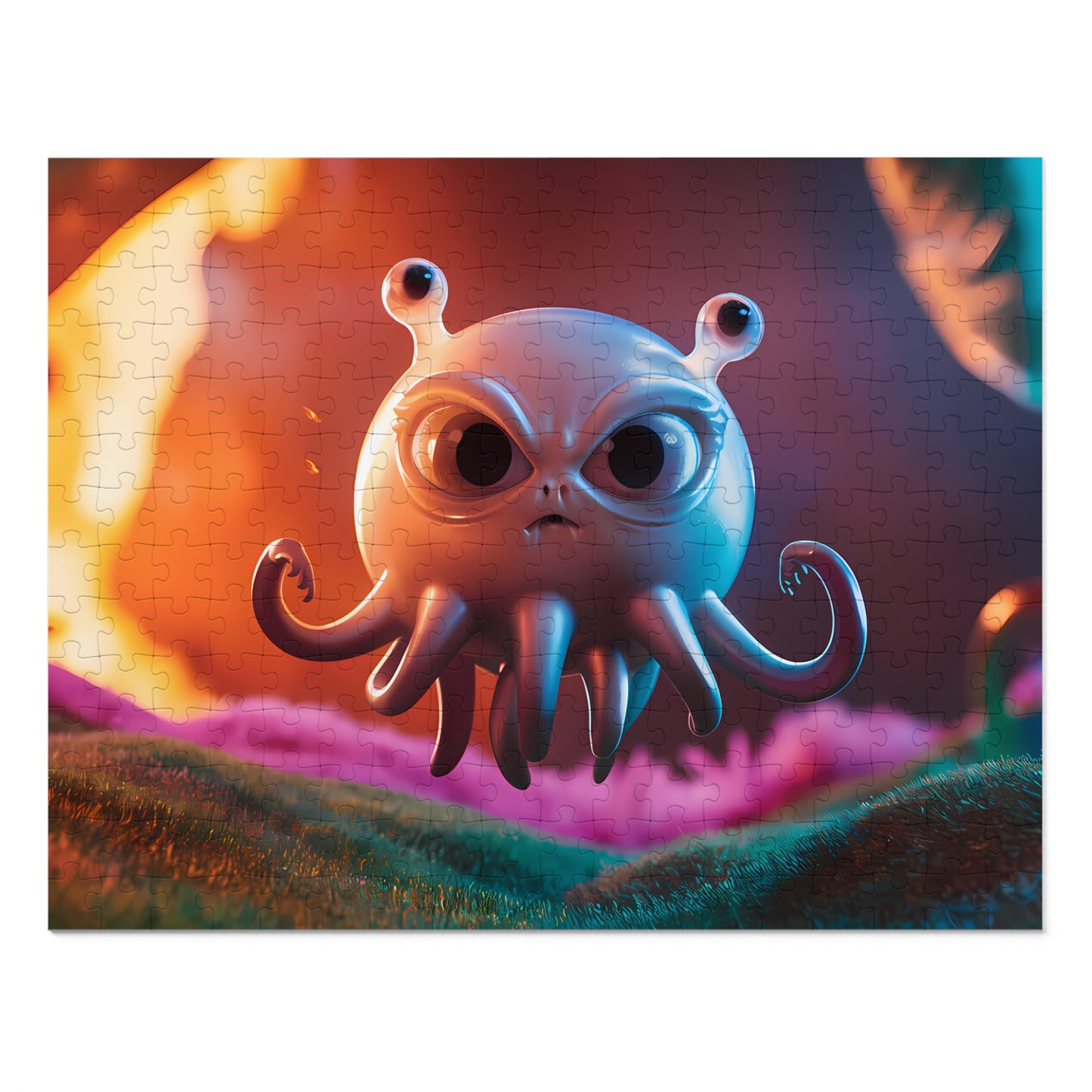 "Galactic Squid Overlord" - Jigsaw Puzzle (30, 110, 252, 500,1000-Piece)