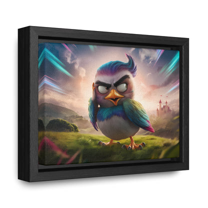 Feathered Fury: The Guardian of the Sky - Gallery Canvas Wraps, Horizontal Frame