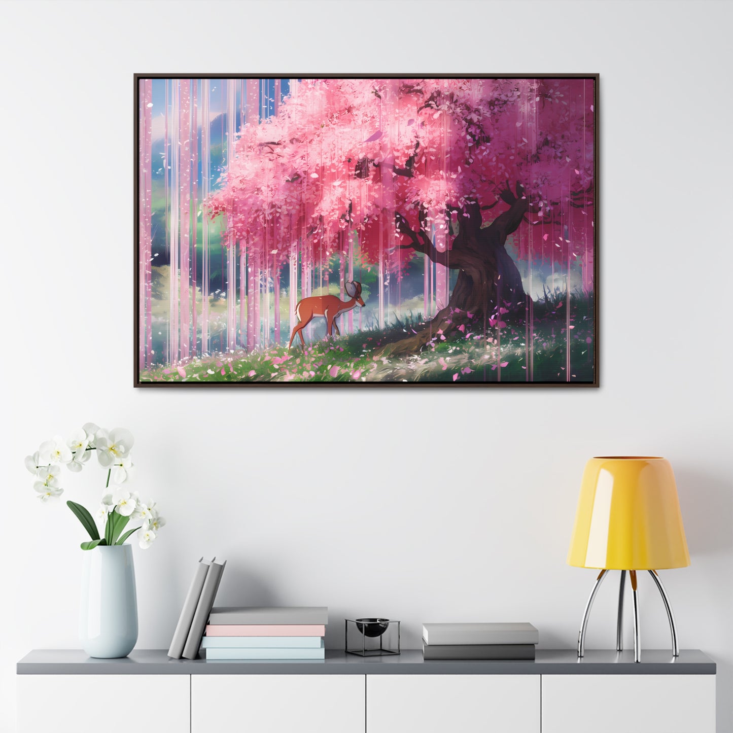 Beneath the Blossoming Canopy - Gallery Canvas Wraps, Horizontal Frame