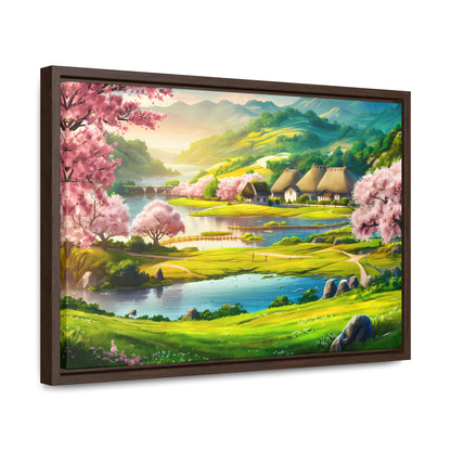 Serenity in Spring Meadows - Gallery Canvas Wraps, Horizontal Frame