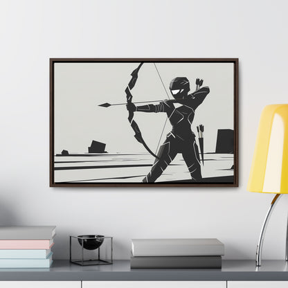 Silent Hunter - Gallery Canvas Wraps, Horizontal Frame