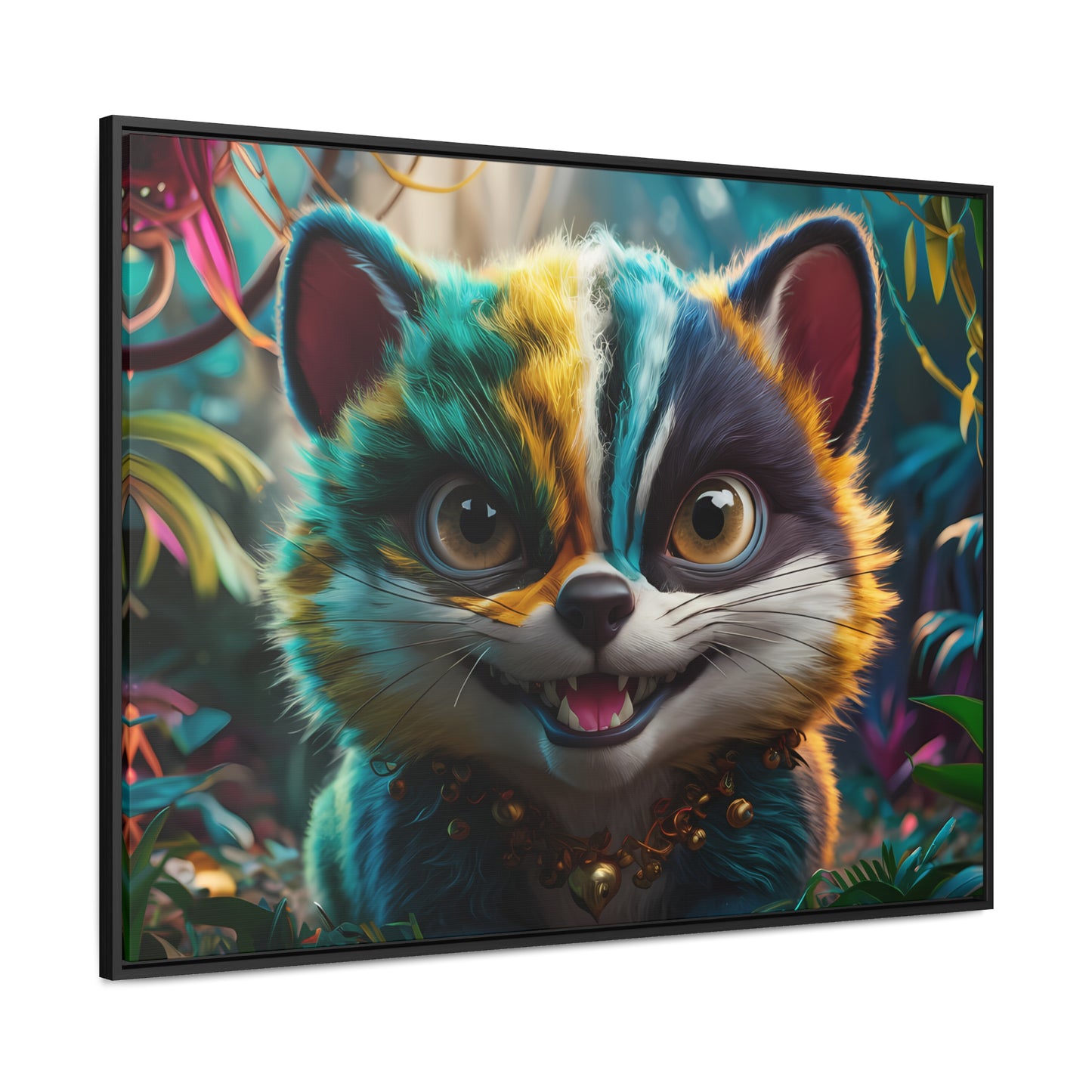 Jungle Mischief - Gallery Canvas Wraps, Horizontal Frame