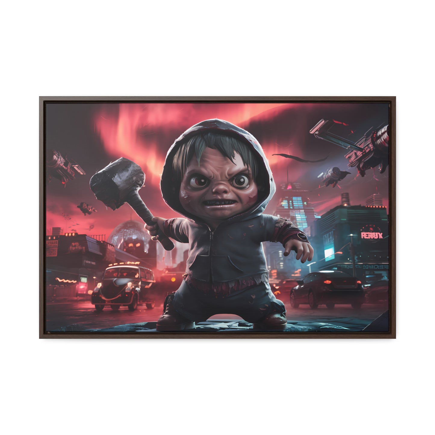 Wrath of the Toy Enforcer - Gallery Canvas Wraps, Horizontal Frame