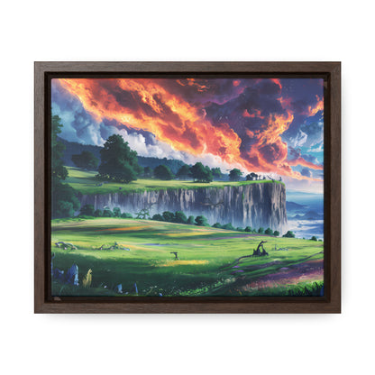 Edge of the Burning Sky - Gallery Canvas Wraps, Horizontal Frame