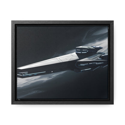 Starship of the Void - Gallery Canvas Wraps, Horizontal Frame