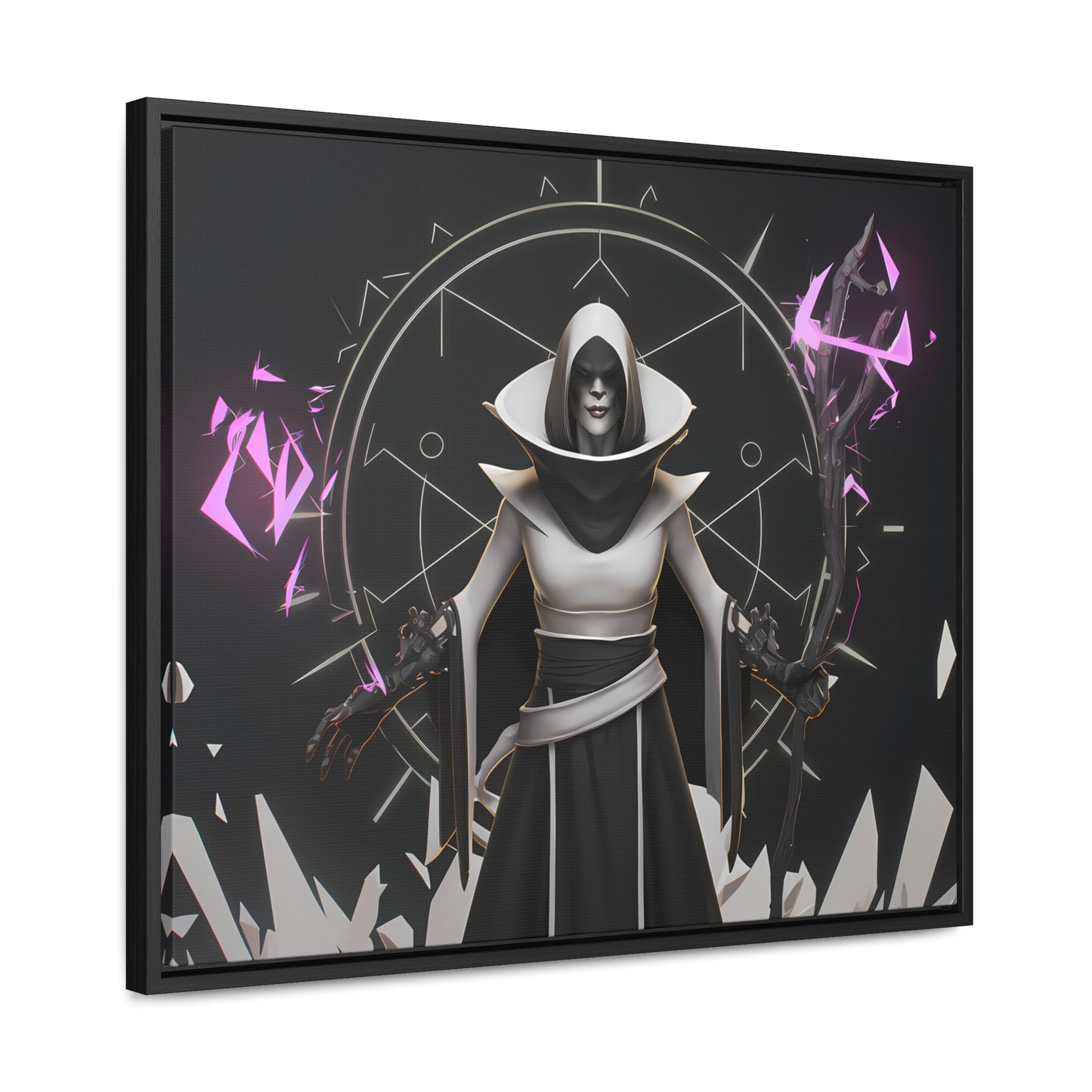 Veil of the Arcane Wraith - Gallery Canvas Wraps, Horizontal Frame