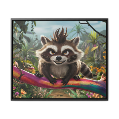 Jungle Mischief - Gallery Canvas Wraps, Horizontal Frame