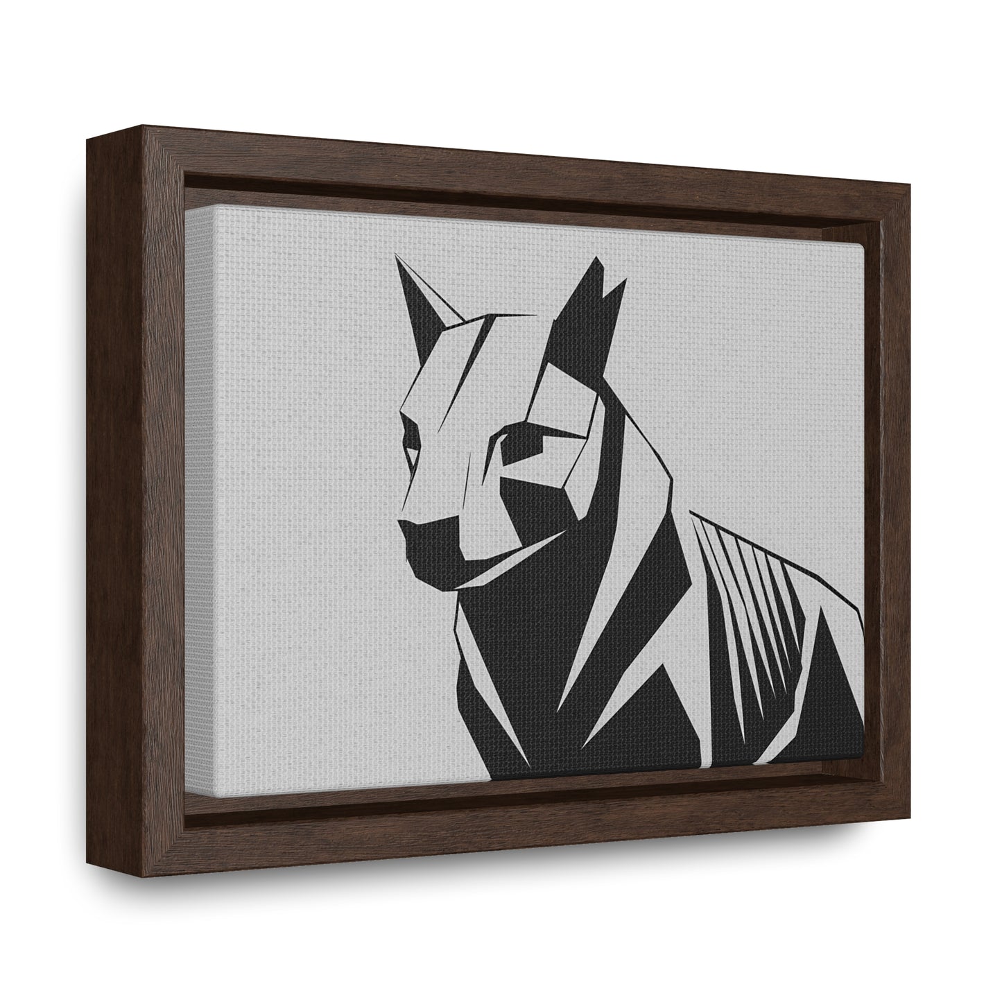 Geometric Guardian - Gallery Canvas Wraps, Horizontal Frame