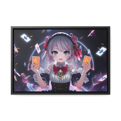 "Arcane Card Mastery" - Gallery Canvas Wraps, Horizontal Frame