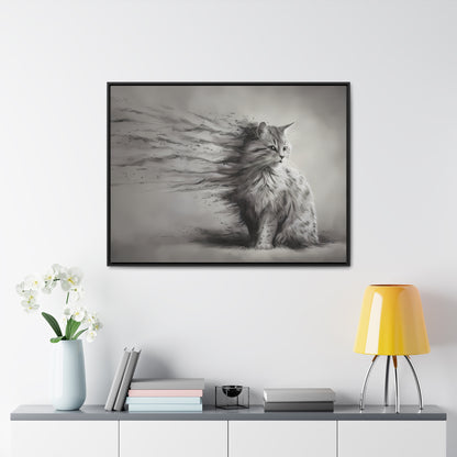 Ephemeral Whiskers - Gallery Canvas Wraps, Horizontal Frame