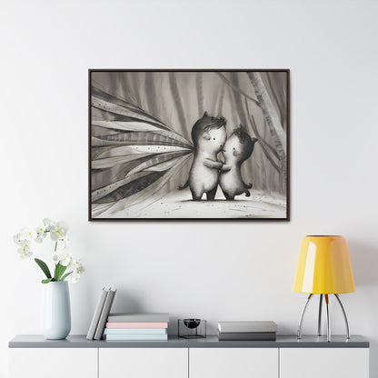 Whispers of the Forest - Gallery Canvas Wraps, Horizontal Frame