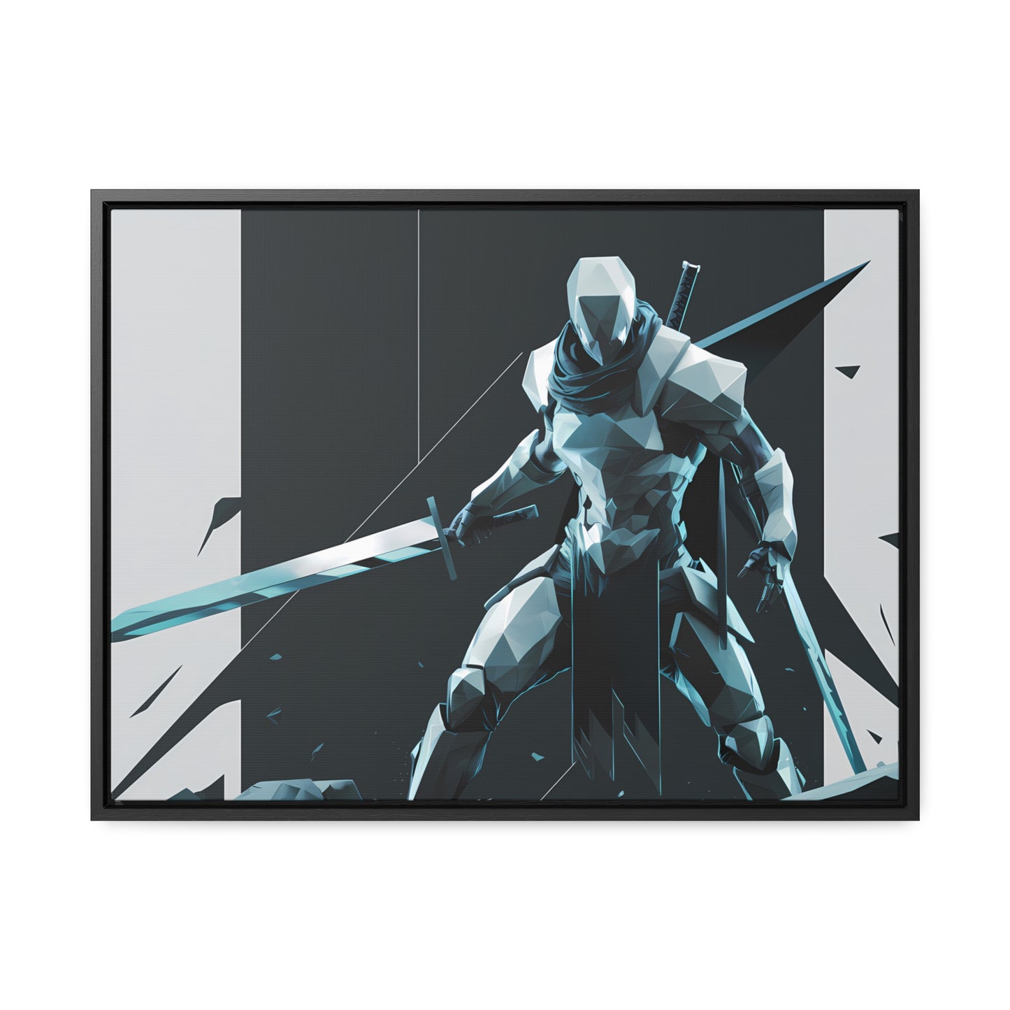 Blade of the Shattered Realm - Gallery Canvas Wraps, Horizontal Frame