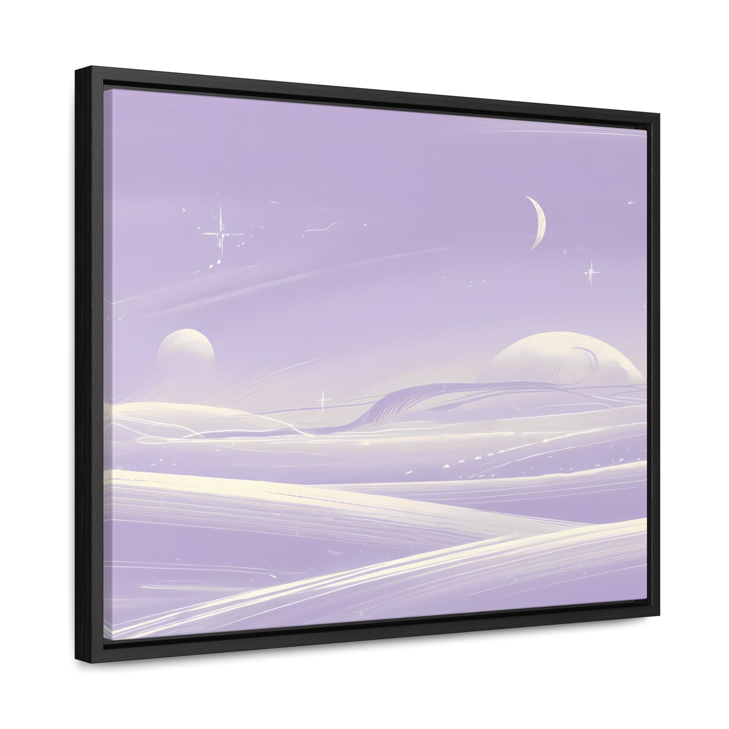 Ethereal Moonscape - Gallery Canvas Wraps, Horizontal Frame