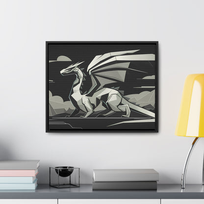 Shadow of the Silver Dragon - Gallery Canvas Wraps, Horizontal Frame