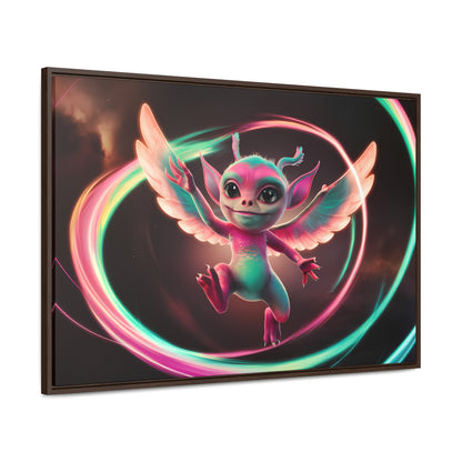 Wings of Radiant Joy - Gallery Canvas Wraps, Horizontal Frame