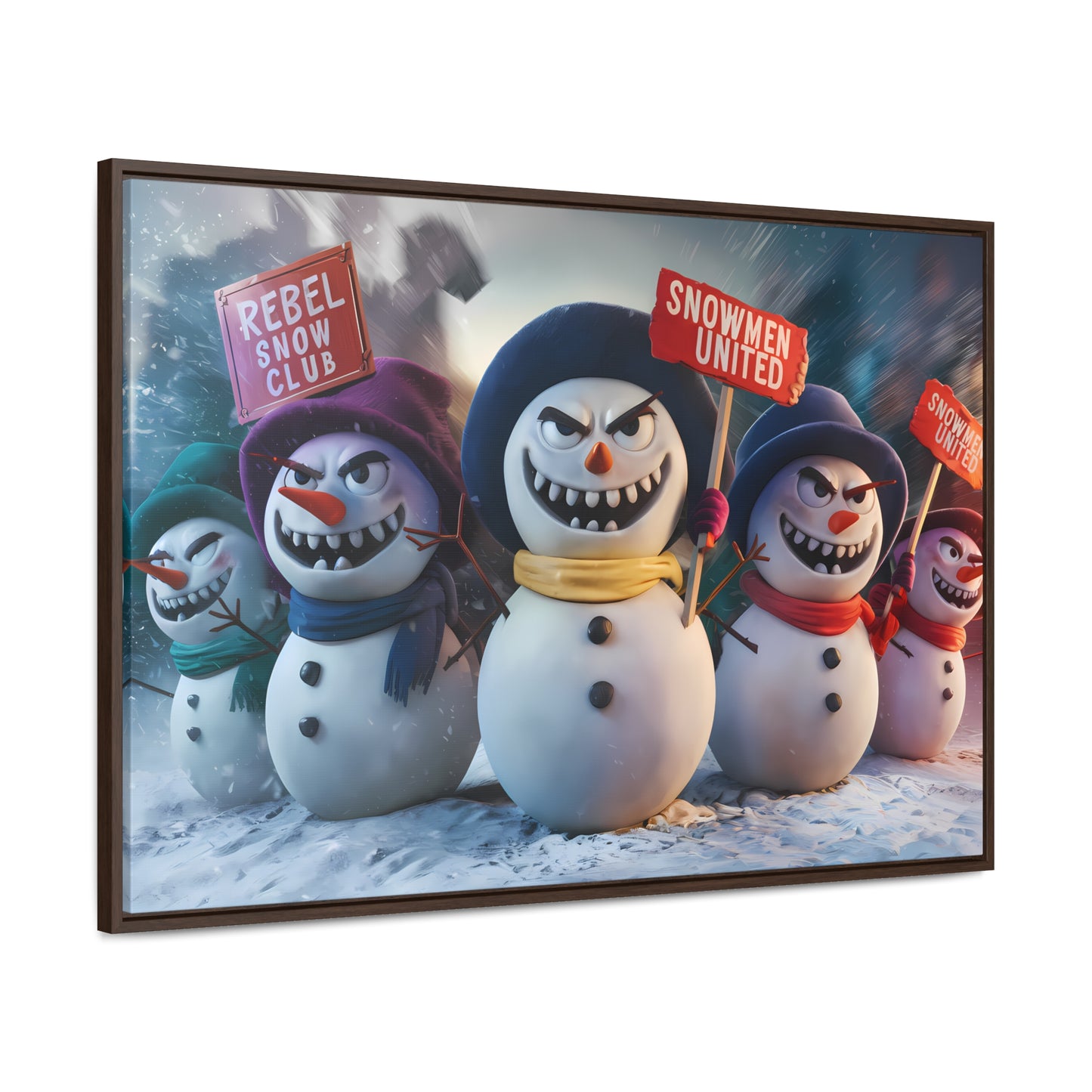 Frosty Revolt - Gallery Canvas Wraps, Horizontal Frame