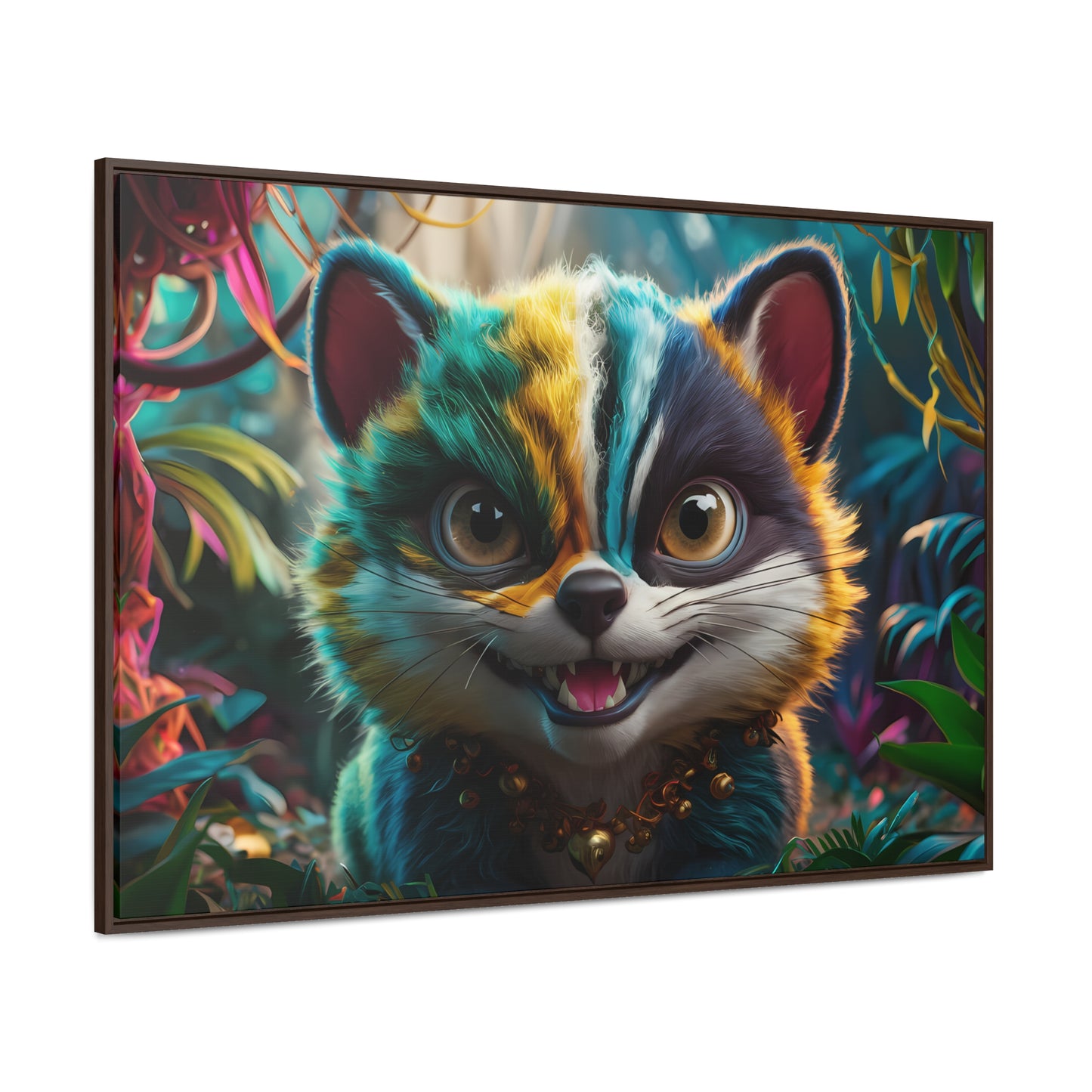 Jungle Mischief - Gallery Canvas Wraps, Horizontal Frame