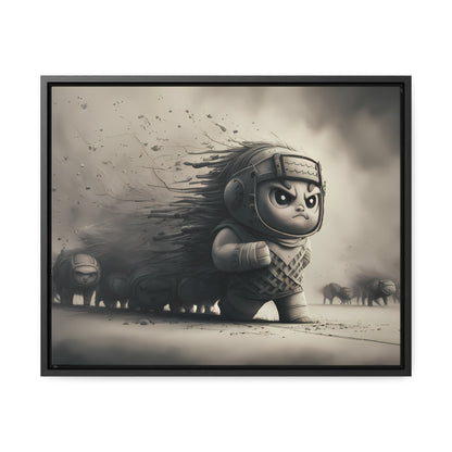 March of the Determined - Gallery Canvas Wraps, Horizontal Frame