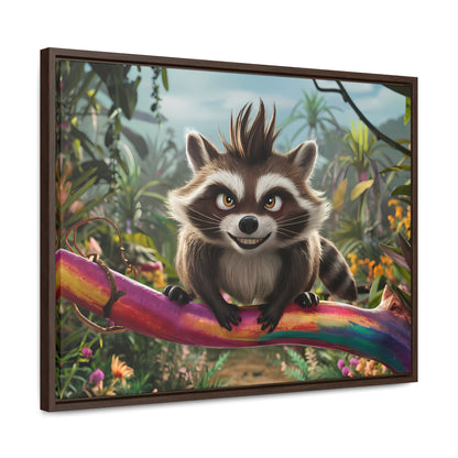 Jungle Mischief - Gallery Canvas Wraps, Horizontal Frame