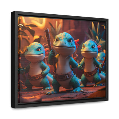 Guardians of the Jungle Tribe - Gallery Canvas Wraps, Horizontal Frame