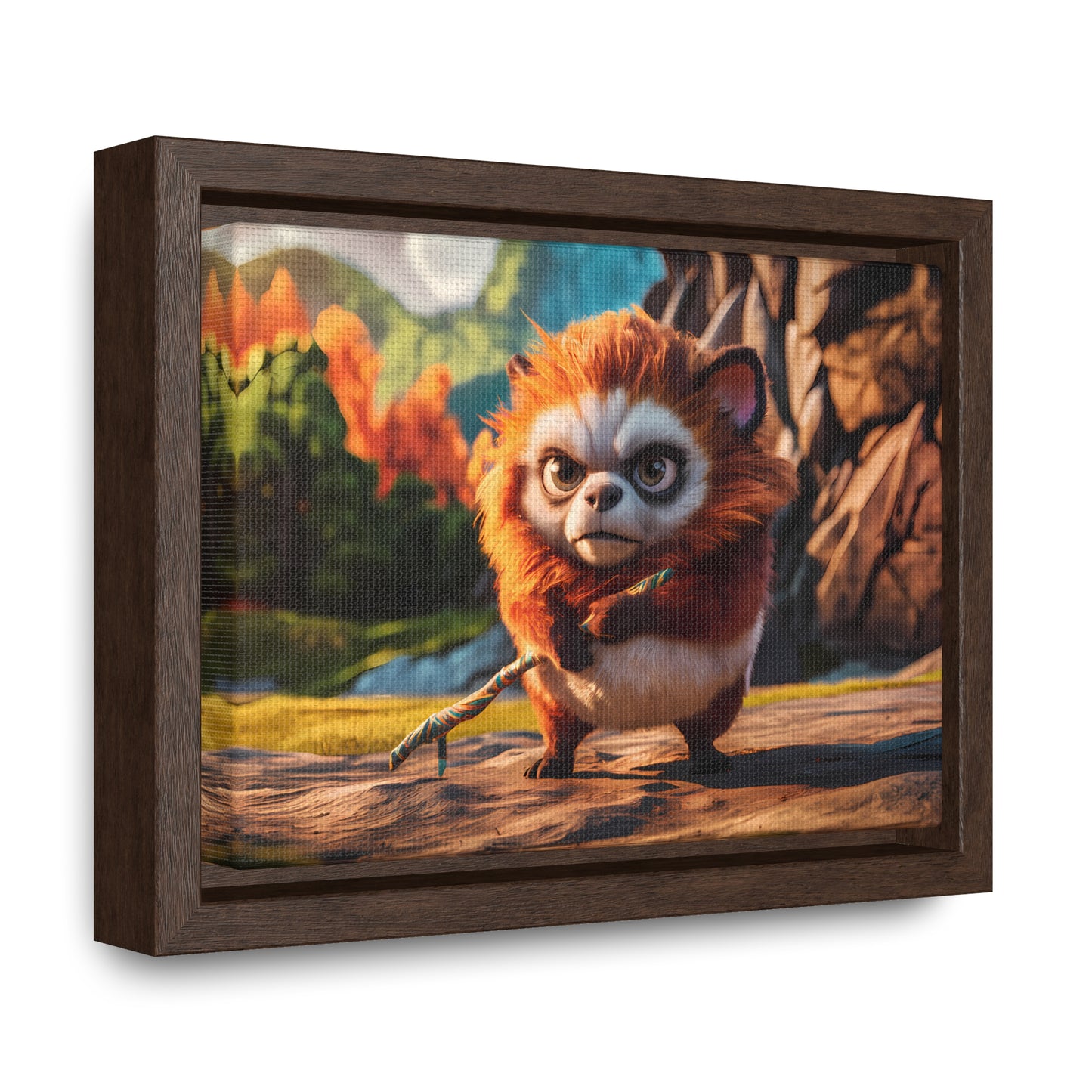 Guardian of the Enchanted Forest - Gallery Canvas Wraps, Horizontal Frame