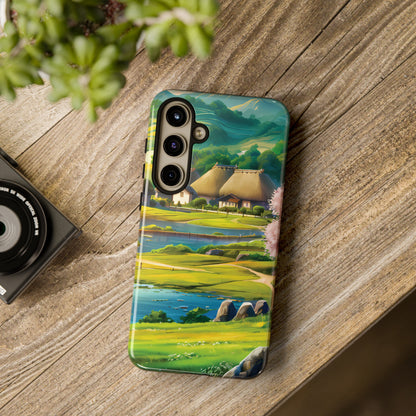 Idyllic Anime Village - Smartphone Tough Cases