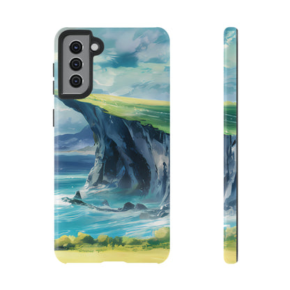 Anime Cliff by the Sea - Smartphone Tough Cases