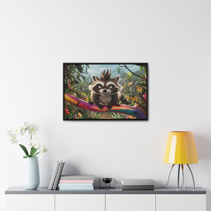 Jungle Mischief - Gallery Canvas Wraps, Horizontal Frame