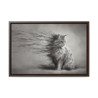 Ephemeral Whiskers - Gallery Canvas Wraps, Horizontal Frame