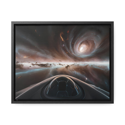 Journey Through the Celestial Abyss - Gallery Canvas Wraps, Horizontal Frame