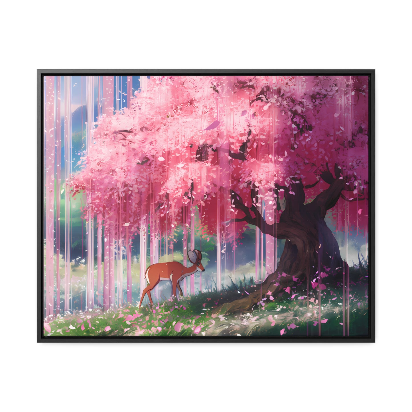 Beneath the Blossoming Canopy - Gallery Canvas Wraps, Horizontal Frame