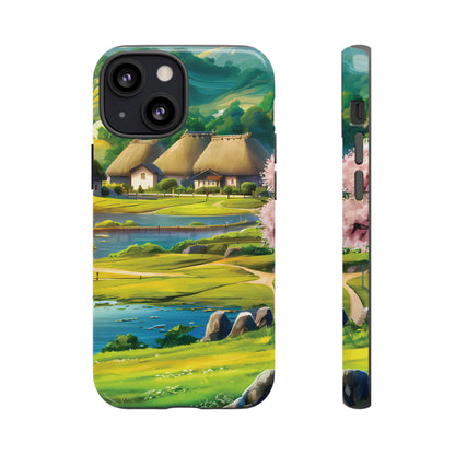 Idyllic Anime Village - Smartphone Tough Cases