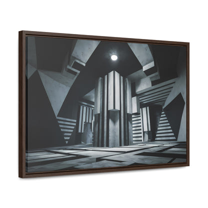 The Geometry of Shadows - Gallery Canvas Wraps, Horizontal Frame