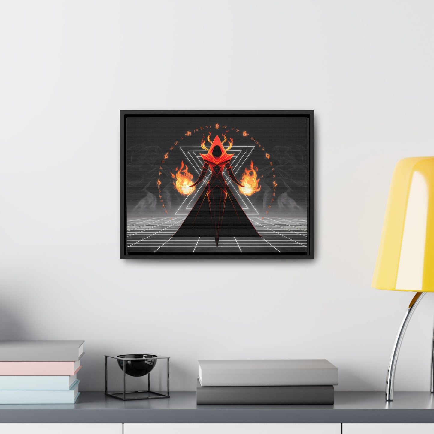 Eternal Pyromancer - Gallery Canvas Wraps, Horizontal Frame