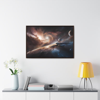 Voyage Through the Maelstrom of Stars - Gallery Canvas Wraps, Horizontal Frame