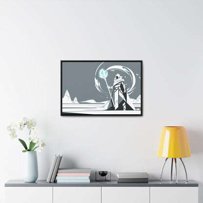 Mage of the Frozen Wastes - Gallery Canvas Wraps, Horizontal Frame