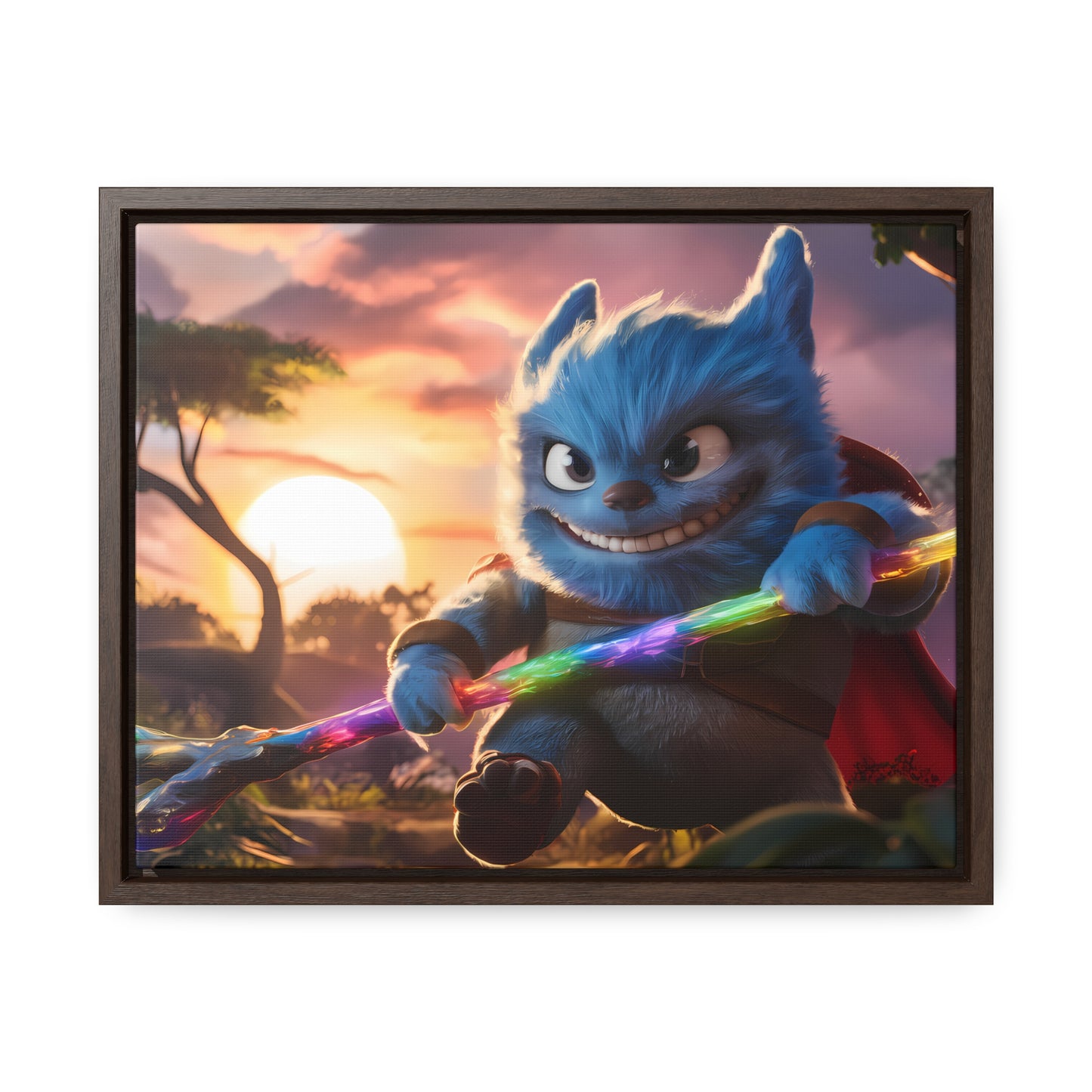 Guardian of the Enchanted Forest - Gallery Canvas Wraps, Horizontal Frame