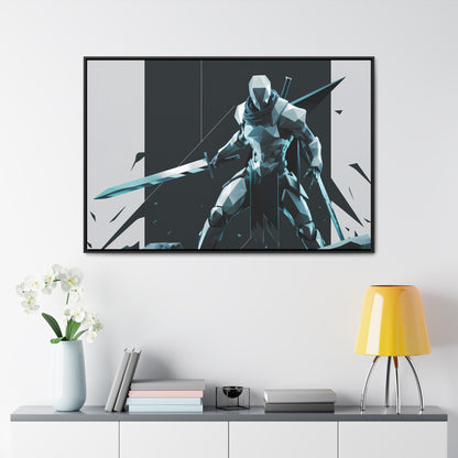 Blade of the Shattered Realm - Gallery Canvas Wraps, Horizontal Frame