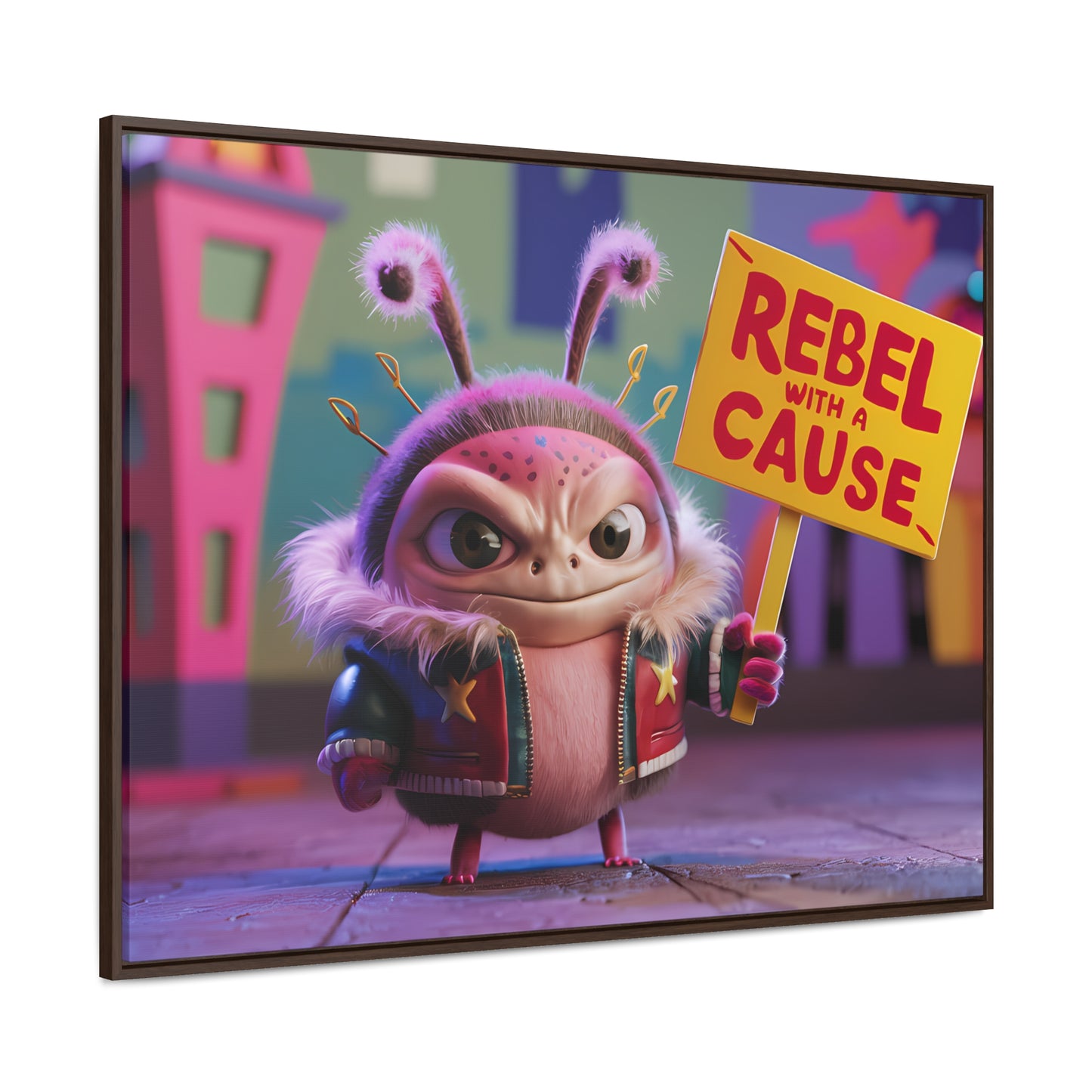 Rebel with a Cause - Gallery Canvas Wraps, Horizontal Frame